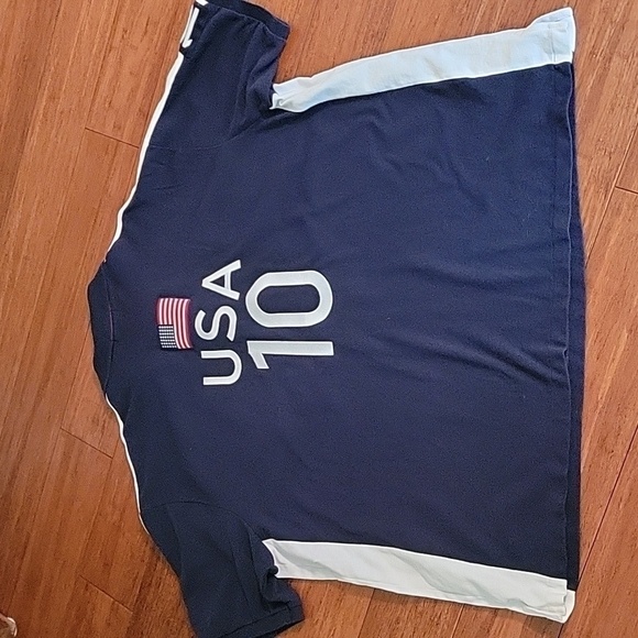 Polo By Ralph Lauren, Team USA #10, Polo Shirt, Navy, Size 4XB. - Picture 3 of 15